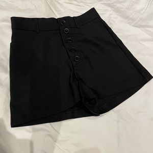 Zara black high wasted shorts size xs
